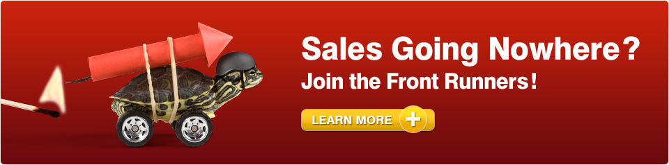 Sales going nowhere? Join the front runners!